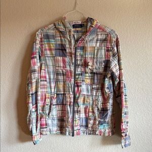 Polo by Ralph Lauren Colorful Plaid Hooded Jacket